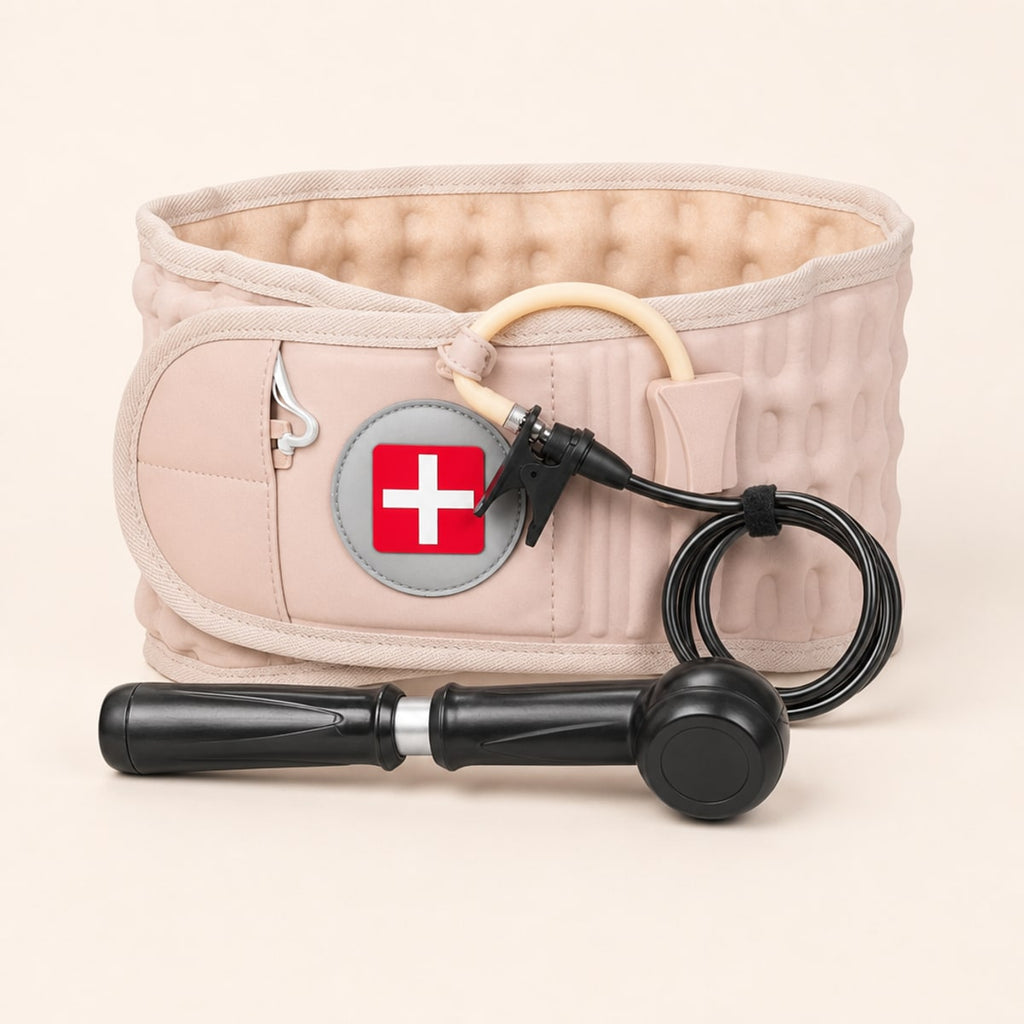 Ryggavlastare med handpump