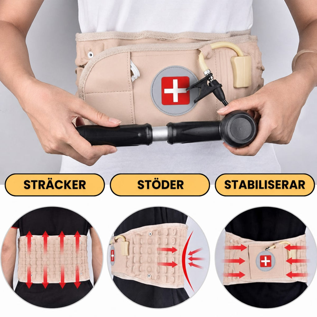 Straecker, stoeder och stabiliserar