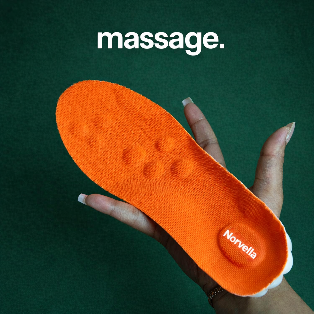 Massageinlägg för fotsmärta