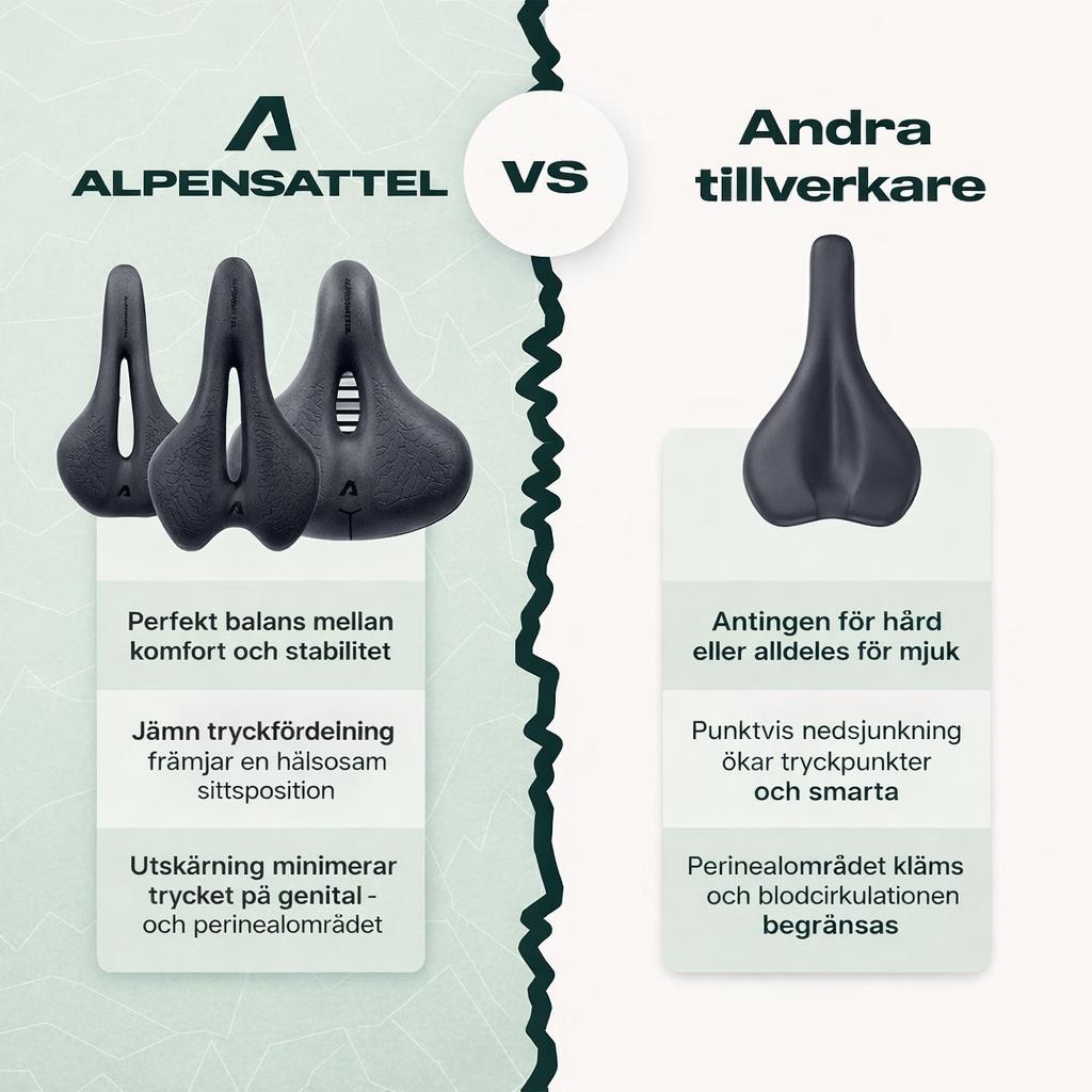 Alpensadel cykelsadel