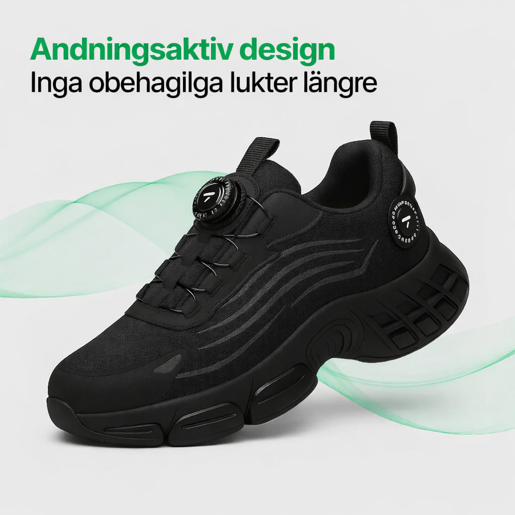 Blitz S3 Pro skyddssko i svart med andningsaktiv design