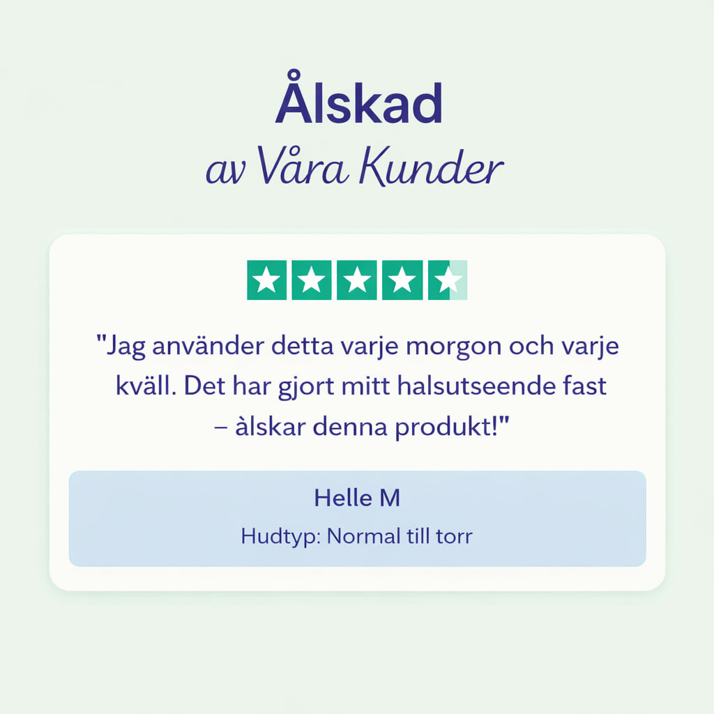 Kundcitat om NordicSkinLab halskräm