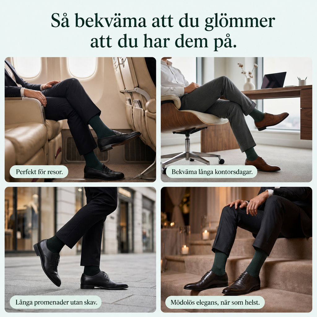 Norvella premium silkesstrumpor