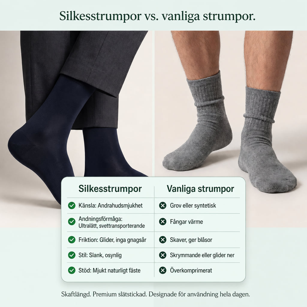 Norvella premium silkesstrumpor