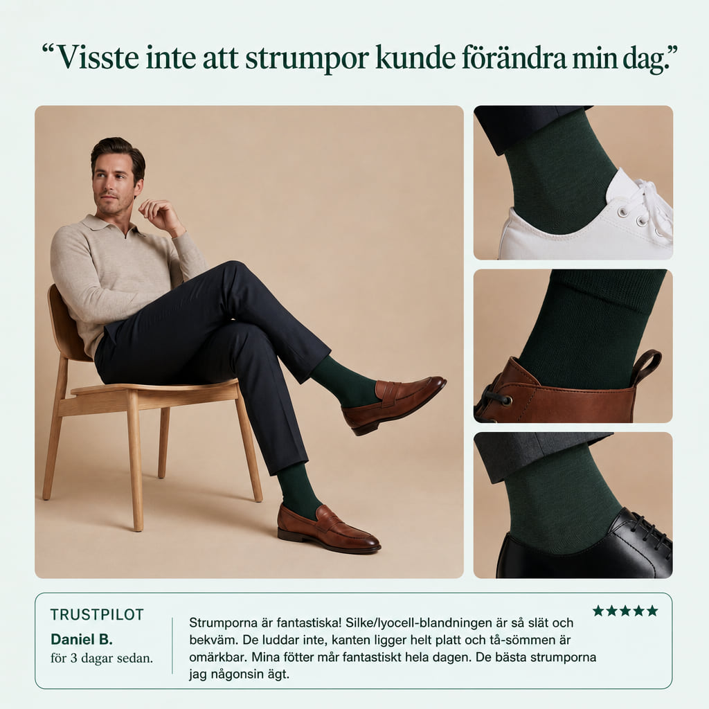 Norvella premium silkesstrumpor