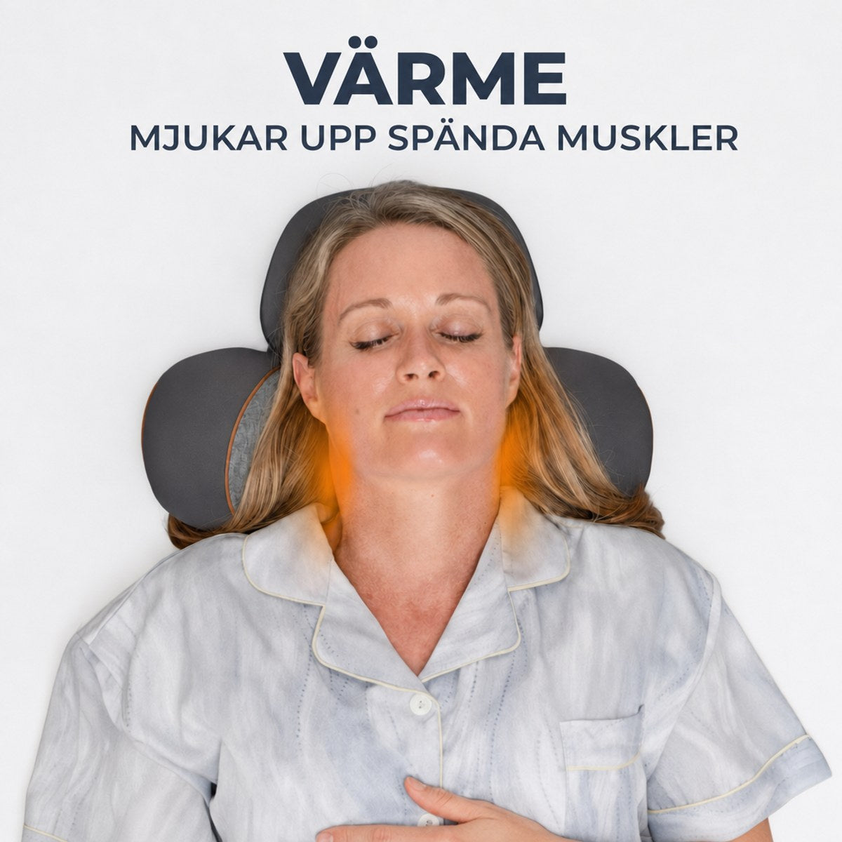 Värme som mjukar upp spända muskler