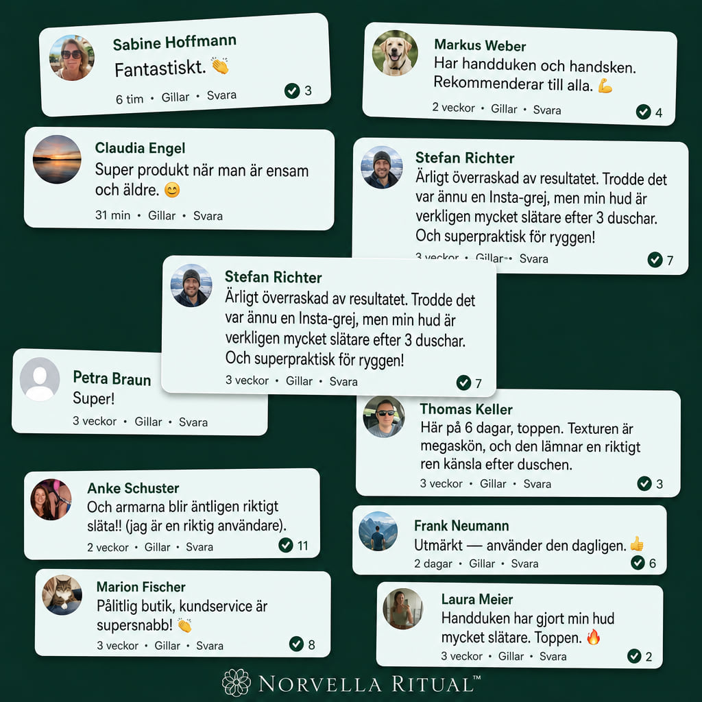 Norvella Hammam peeling-duschhandduk