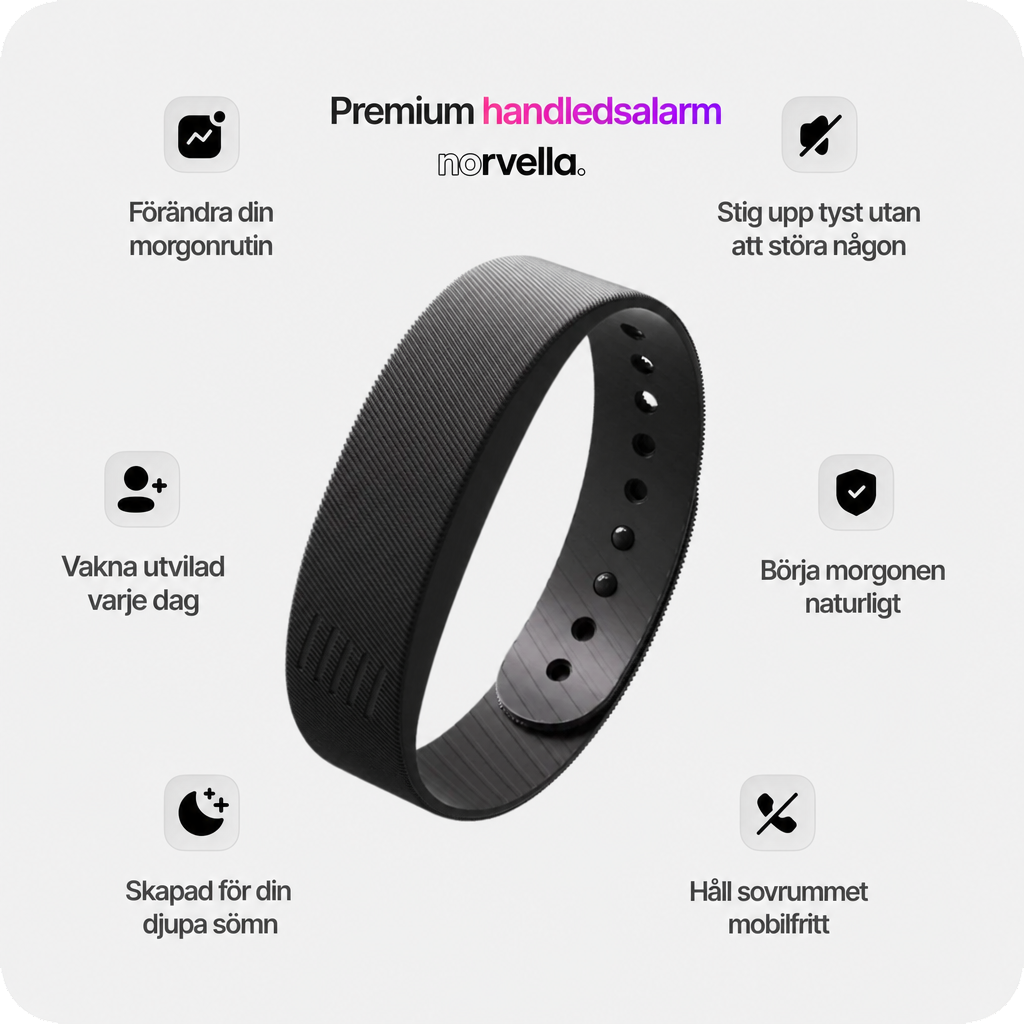 Onyx Vibrationsalarm – Tyst uppvakning på handleden