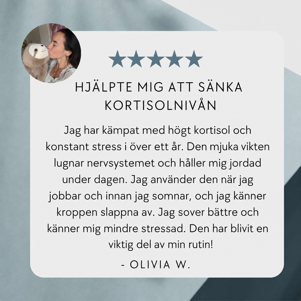 Viktat gosedjur – sengångare som kramar dig tillbaka